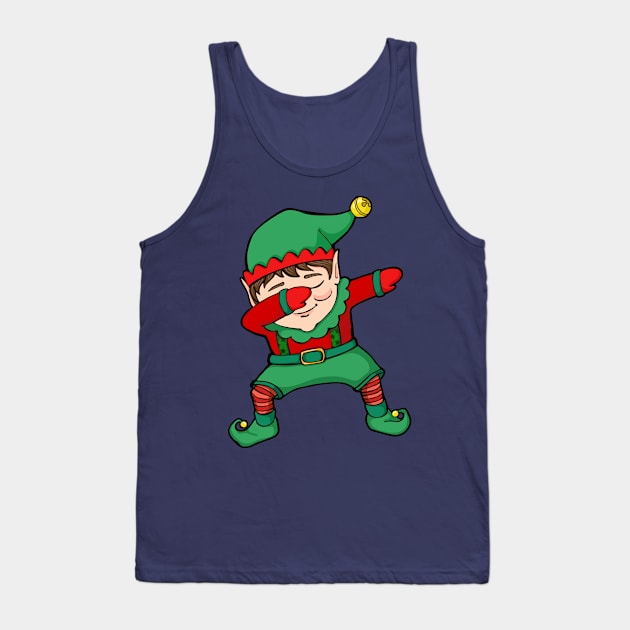 Dabbing Elf Tank Top by zeno27